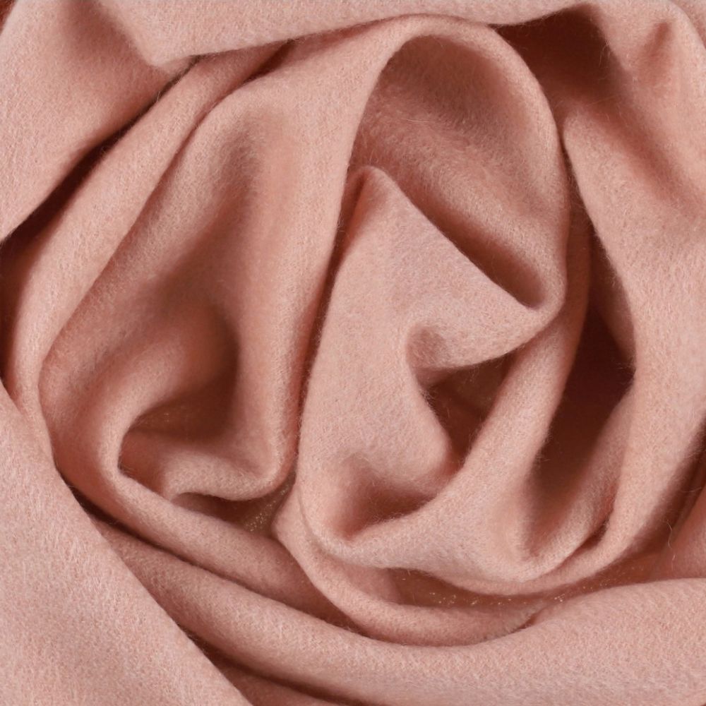 Light pink plain cashmere scarf for women Paris
