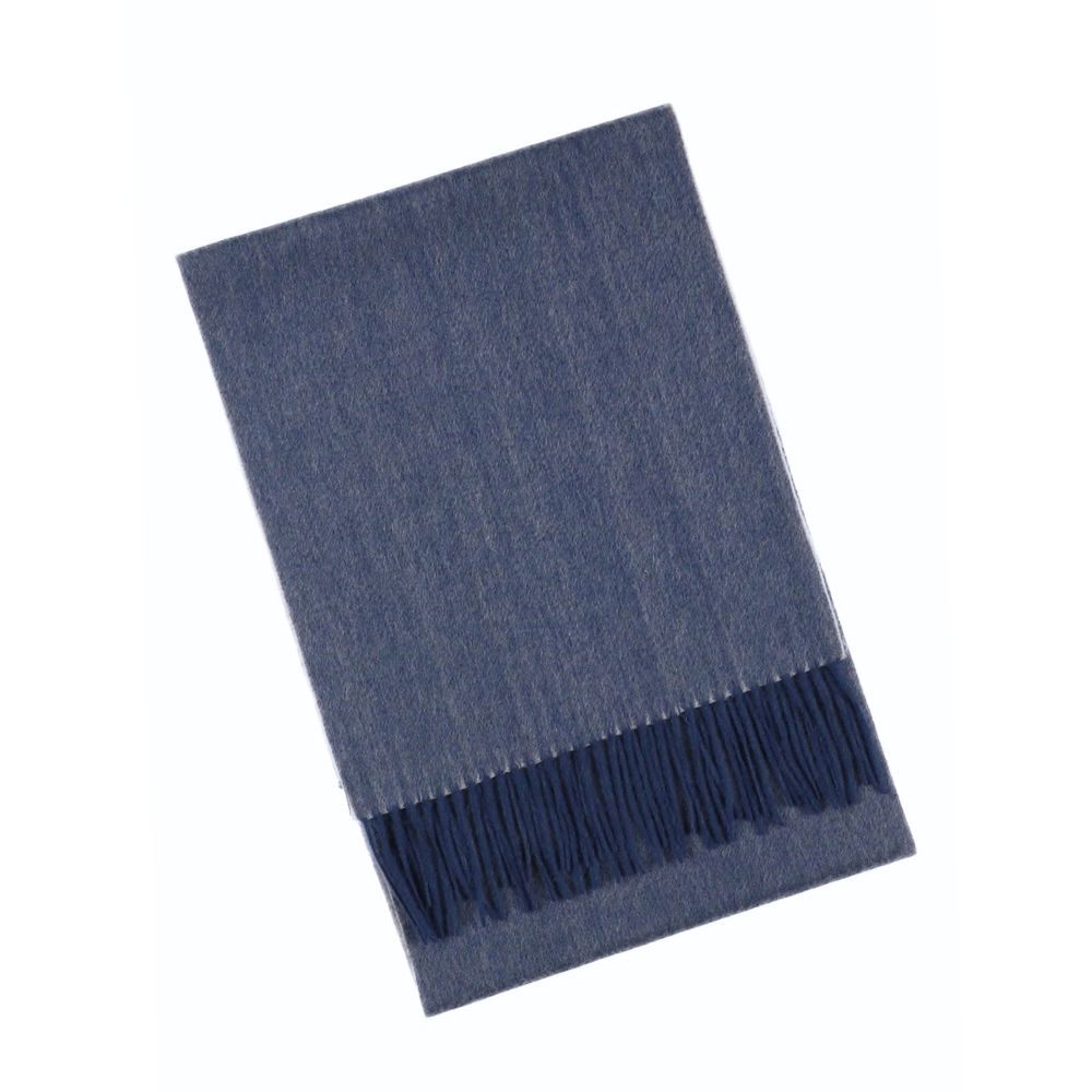 Blue 100% cashmere scarf for women Paris (6)