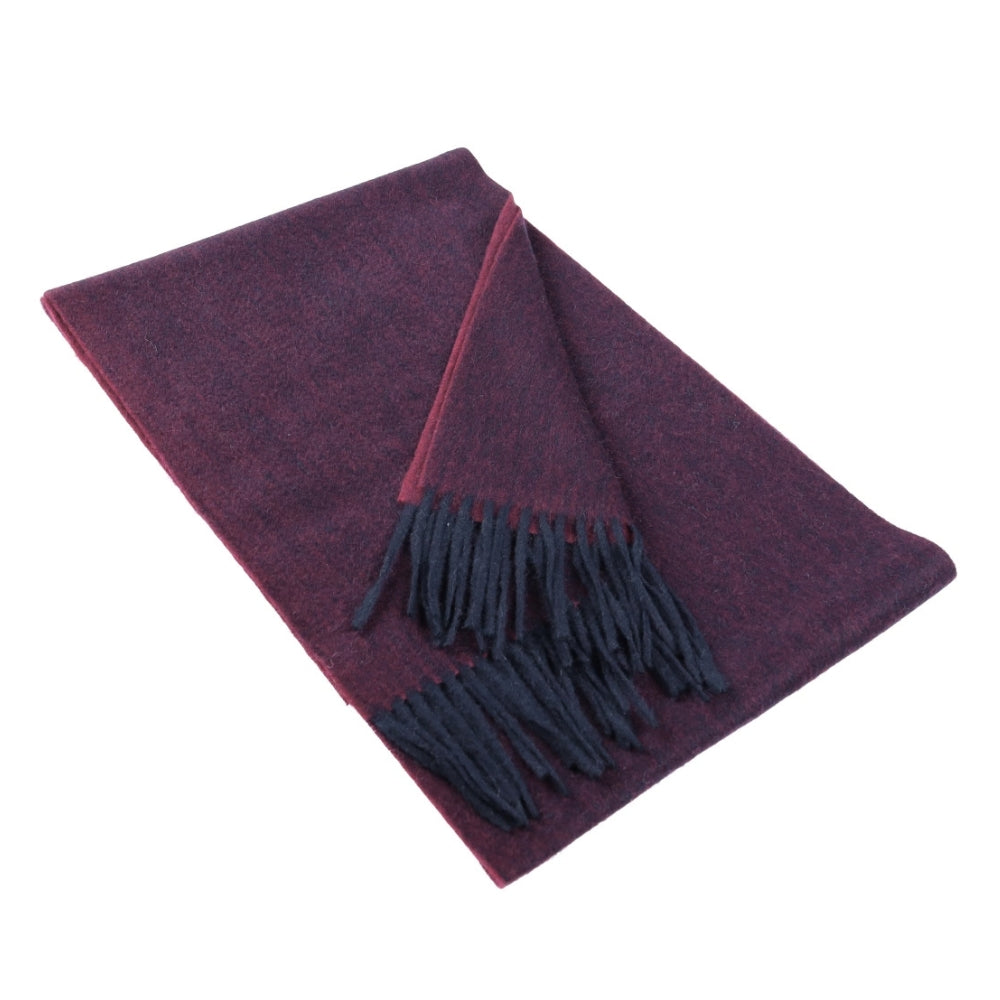 Burgundy cashmere winter scarf for women Paris